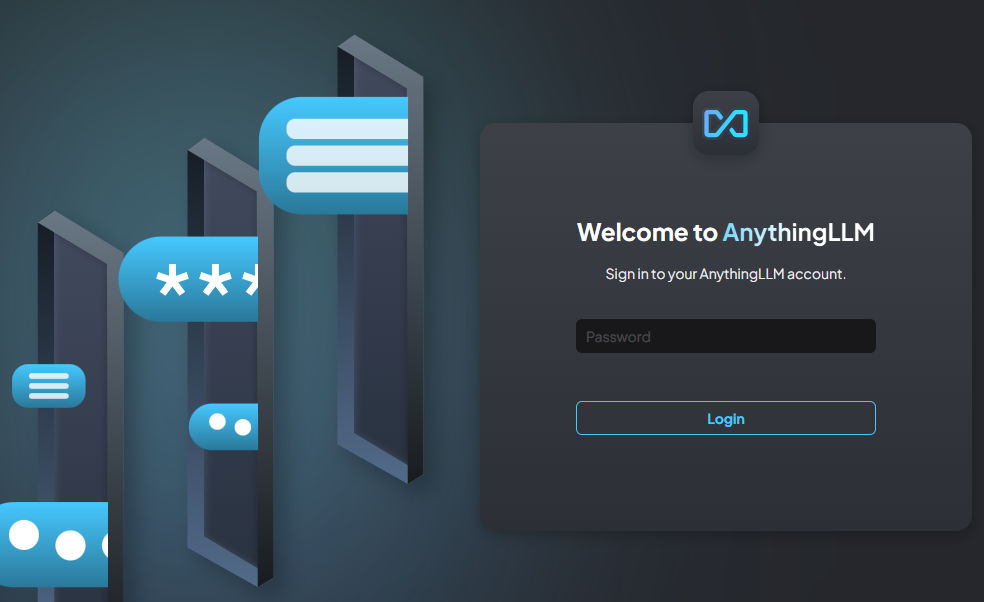 AnythingLLM Login